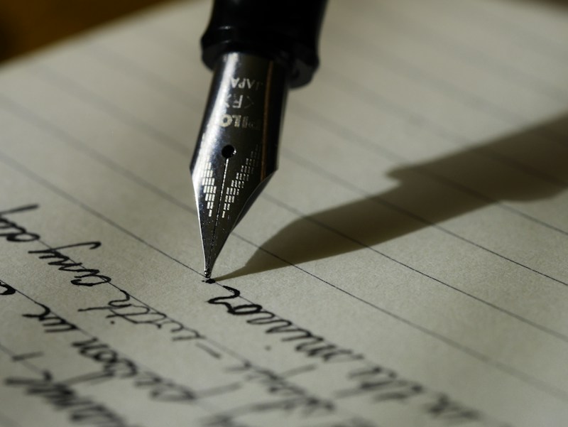 Handwritten ideas taking shape during a storytelling and strategy session