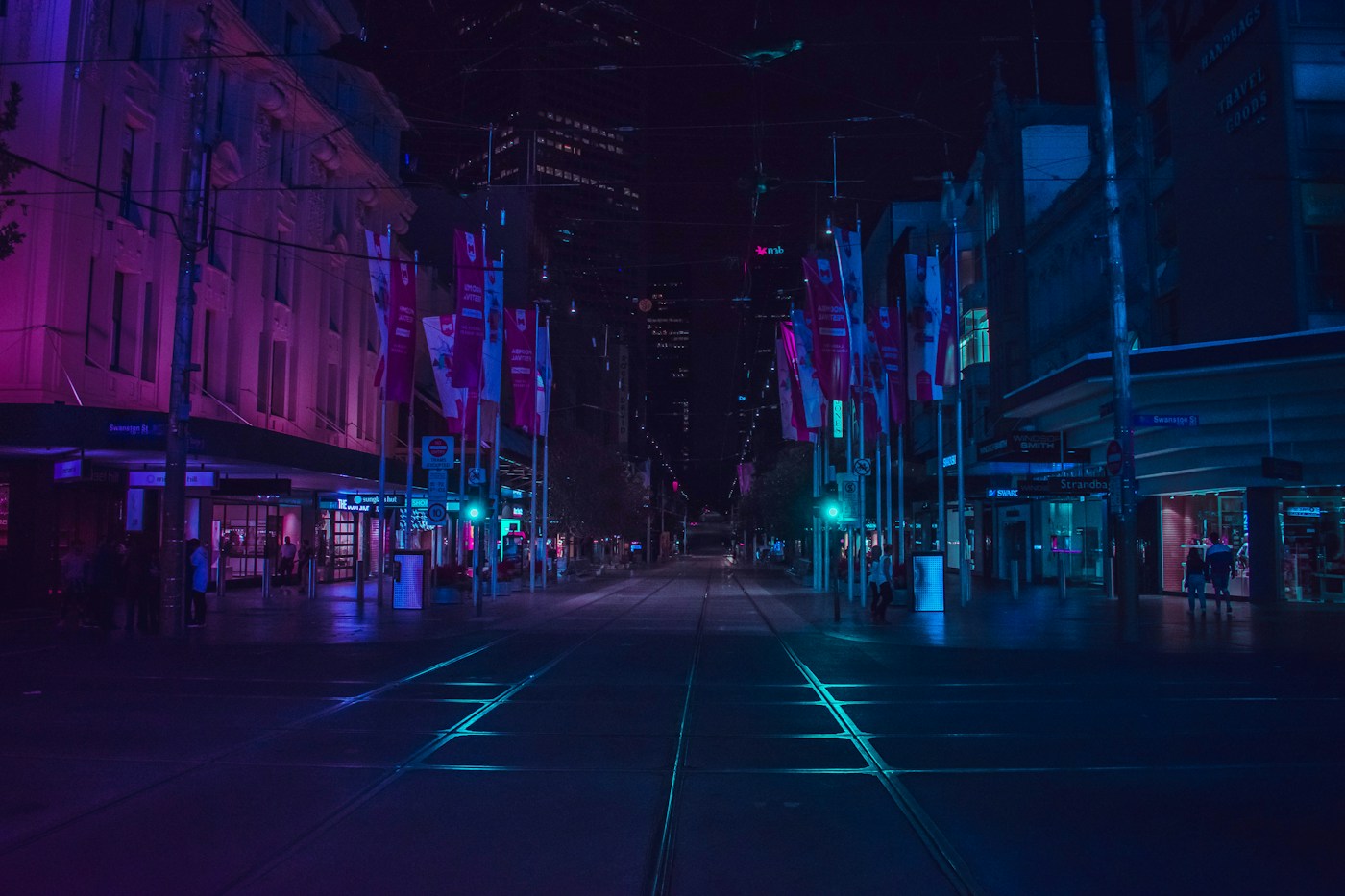 A clear night sky and distant horizon suggesting perspective and a navigable future